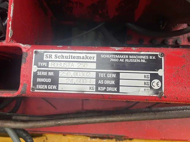 Schuitemaker - robusta 250 - mesttank voor carrier - afbeelding 10 van  10