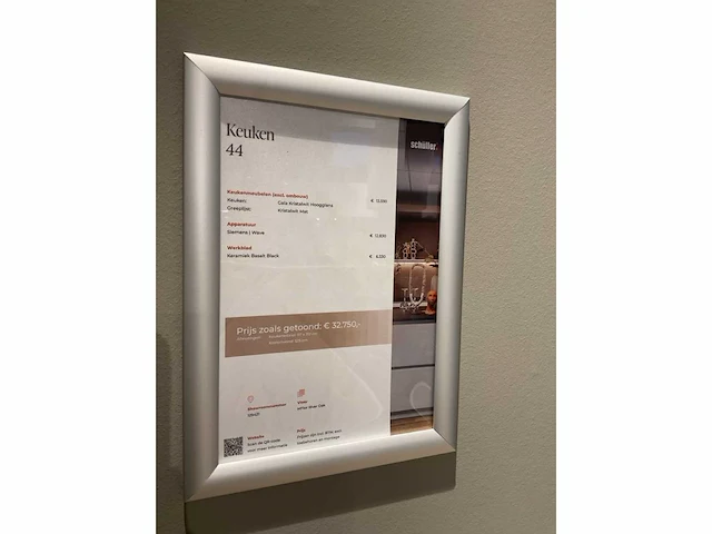 Schuller c gal gala eiland showroomkeuken met wandopstelling - afbeelding 41 van  42