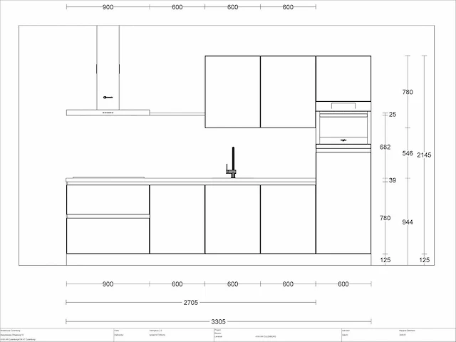 Schüller c mat matera rechtopgestelde keuken - afbeelding 2 van  5