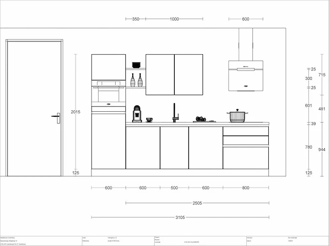 Schüller c mat matera rechtopgestelde keuken - afbeelding 2 van  5