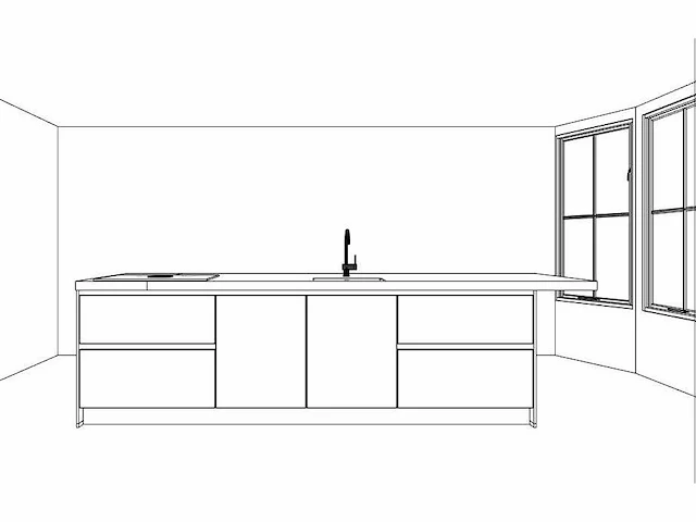 Schuller c nov nova eilandkeuken met wandopstelling - afbeelding 5 van  12
