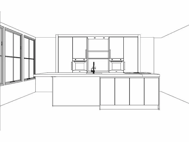 Schuller c nov nova eilandkeuken met wandopstelling - afbeelding 6 van  12