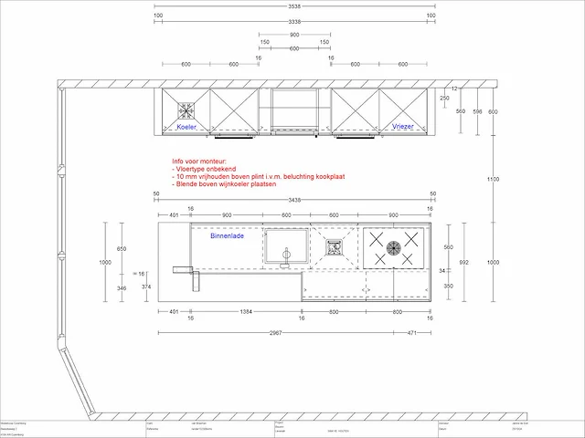 Schuller c nov nova eilandkeuken met wandopstelling - afbeelding 7 van  12