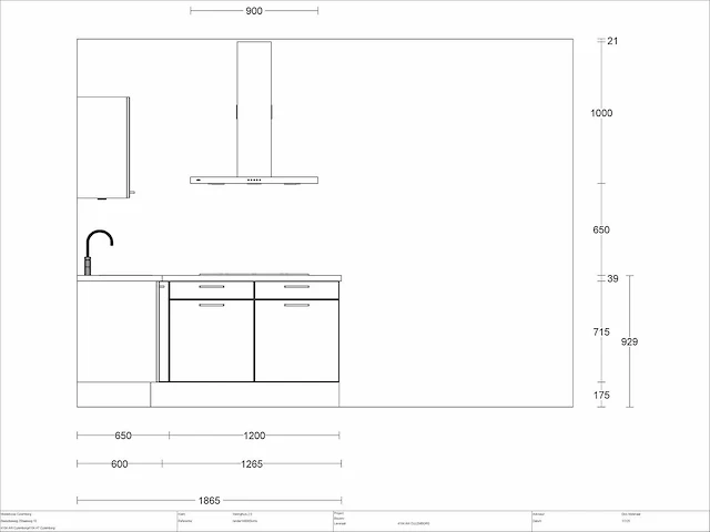 Schüller c nov nova hoekopgestelde keuken - afbeelding 3 van  7