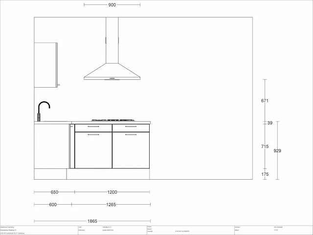 Schüller c nov nova hoekopgestelde keuken - afbeelding 3 van  5