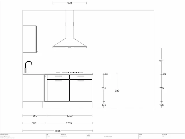 Schüller c nov nova hoekopgestelde keuken - afbeelding 2 van  7