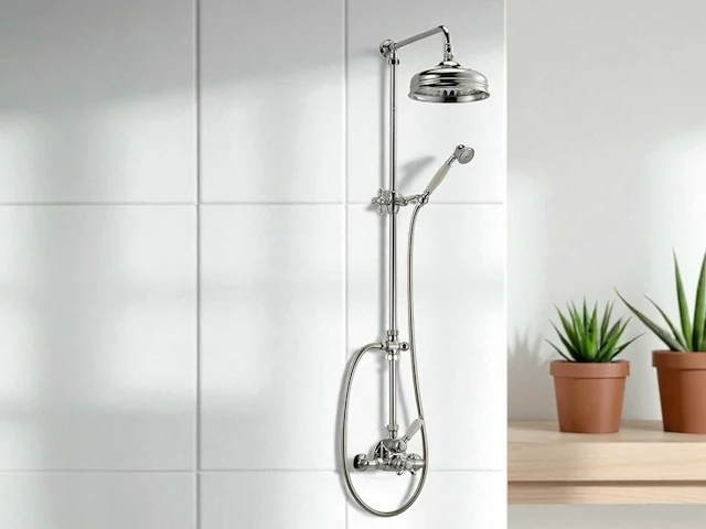Schulte douschmaster rain retro d9646 douche garnituur - afbeelding 1 van  4