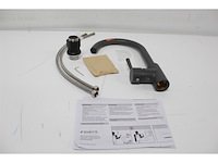 Schütte keukenkraan cornwall 360 graden draaibare waterkraan keuken mengkraan voor de gootsteen met eengreepsmengkraan antraciet mat - afbeelding 4 van  5