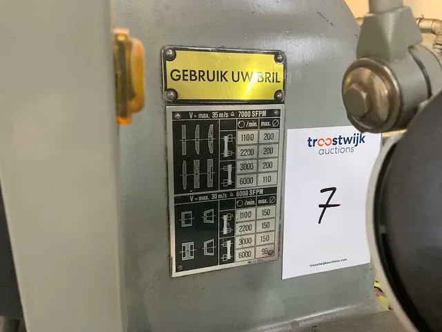 Schütte wu2 ms frezenslijpmachine - afbeelding 6 van  8