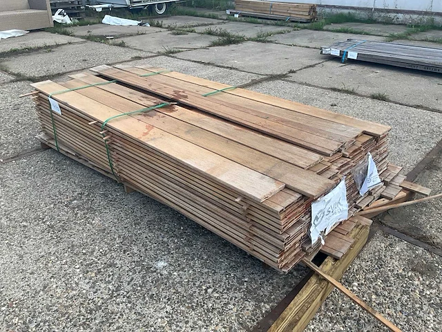 Schutting plank bankirai (105x) - afbeelding 2 van  6