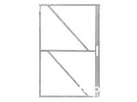 Schuttingdeur, frame, 130x155cm - afbeelding 1 van  4