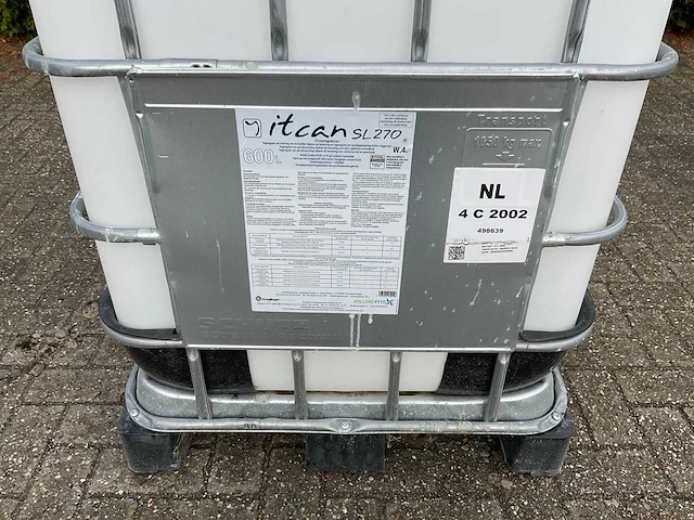 Schütz ibc tank 600 liter - afbeelding 9 van  10