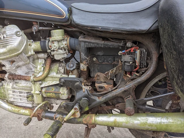 Schuurvondst motorfiets, honda, cx 500 e/500, 1979 - afbeelding 73 van  115