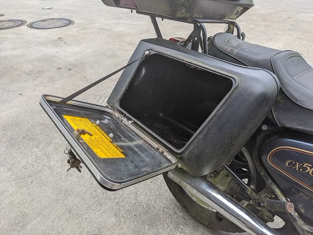 Schuurvondst motorfiets, honda, cx 500 e/500, 1979 - afbeelding 87 van  115