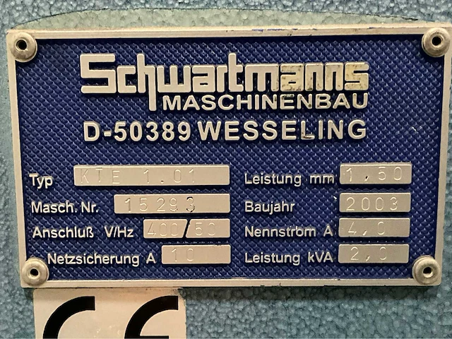Schwartmanns kte 1.01 elektrische plaatschaar / knipschaar - afbeelding 19 van  28