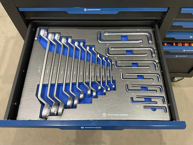 Schwartzmann professionele gereedschapswagen met gereedschap - afbeelding 10 van  19