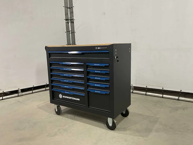 Schwartzmann professionele gereedschapswagen met gereedschap - afbeelding 1 van  19