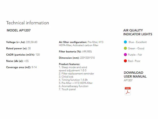 Schwarzwald - ap1207 - luchtreiniger - afbeelding 2 van  2