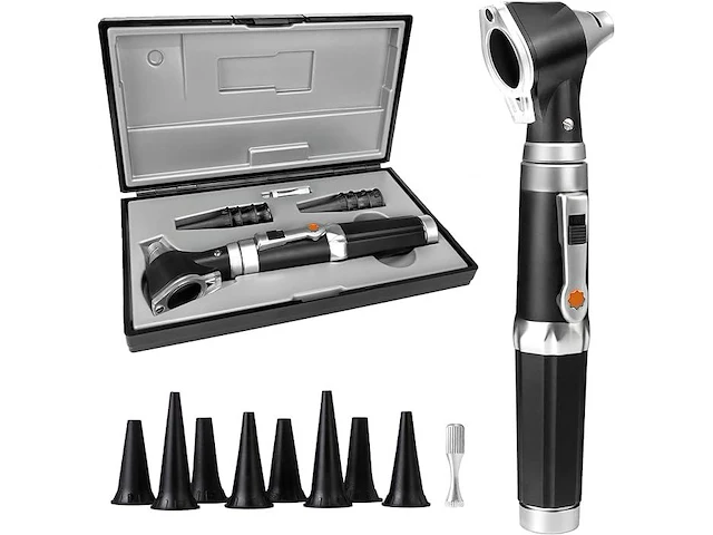 Scian ear scope-otoscoop met led licht - 3x vergroting diagnostische mini-oor-otoscoop - afbeelding 1 van  3