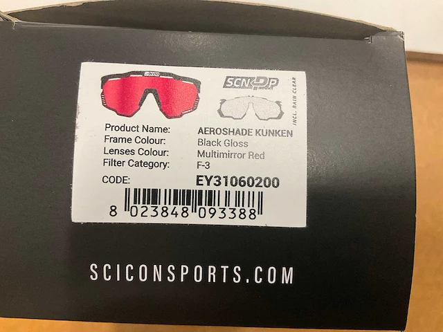 Scicon aeroshade kunken wielerbril - afbeelding 2 van  2