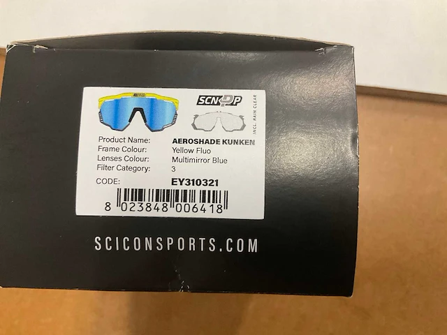 Scicon aeroshade kunken wielerbril - afbeelding 2 van  2