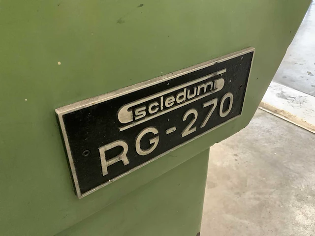 Scledum nicola ruaro - rg-270 - horizontale krukasslijpmachine - afbeelding 7 van  26