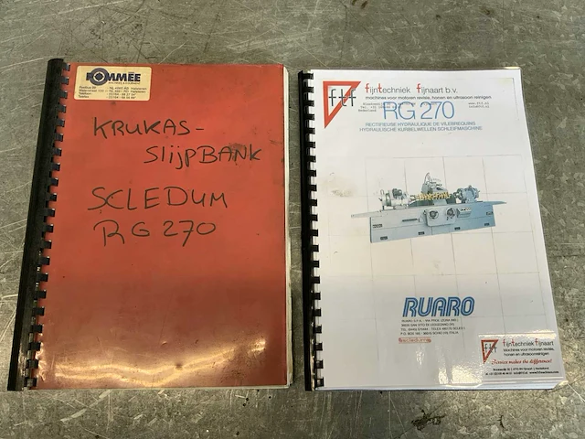 Scledum nicola ruaro - rg-270 - horizontale krukasslijpmachine - afbeelding 19 van  26