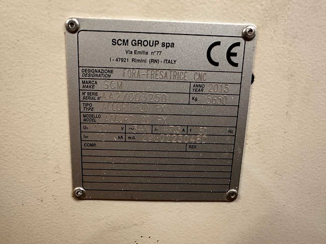 Scm - accord 20 fx - cnc-bewerkingscentra - 2015 - afbeelding 9 van  17