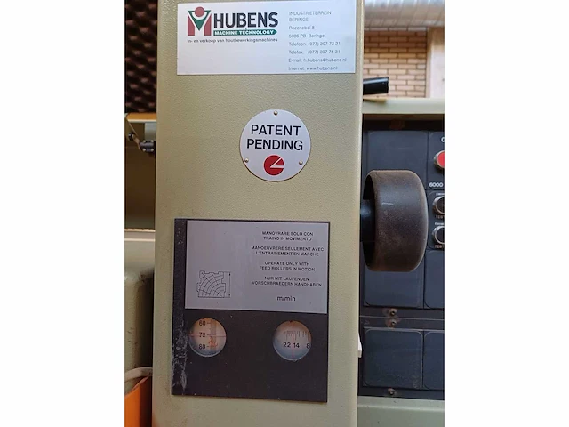 Scm - compact 23 - vierzijdige profileer- en schaafmachine - afbeelding 3 van  12