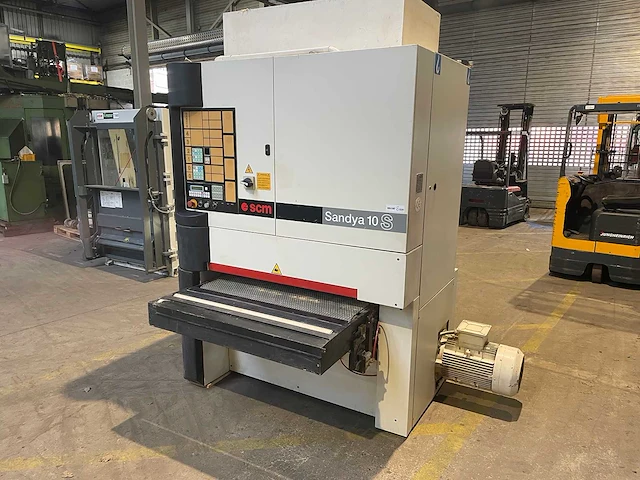 Scm - sandya 10 s m2 110 - breedbandschuurmachine - 1999 - afbeelding 8 van  15