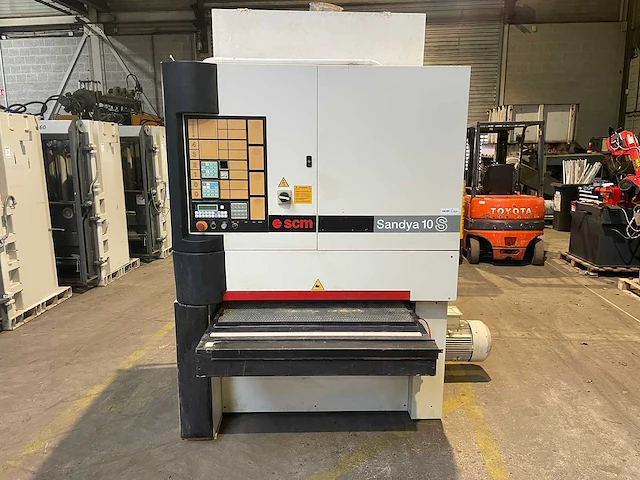 Scm - sandya 10 s m2 110 - breedbandschuurmachine - 1999 - afbeelding 15 van  15