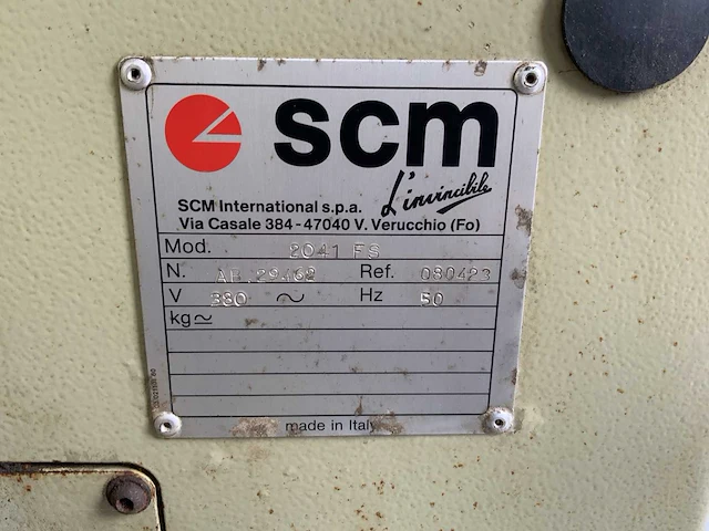 Scm 2041 fs gecombineerde vlakvandiktebank met langgatboor - afbeelding 4 van  12