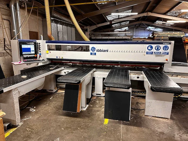 Scm/ gabbiani - galaxy t3 110a - platen opdeelzaagmachine - 2015 - afbeelding 1 van  15