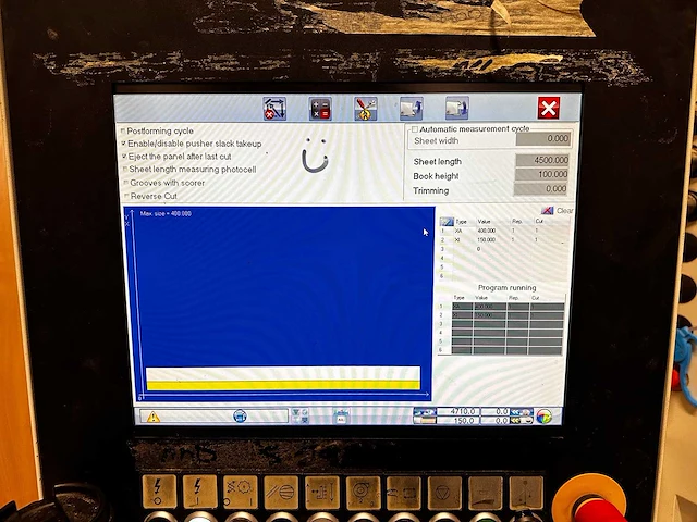 Scm/ gabbiani - galaxy t3 110a - platen opdeelzaagmachine - 2015 - afbeelding 10 van  15