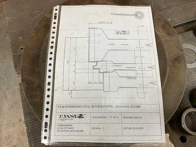 Scm t120c tafelfreesmachine / spindelfreesmachine - afbeelding 13 van  15