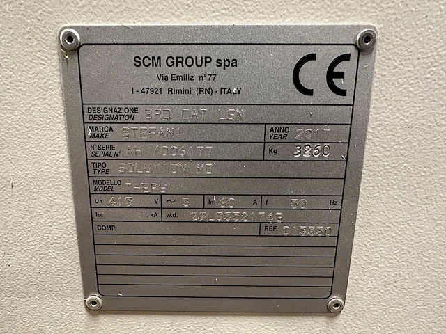 Scm/stefani - solution md - kantaanlijmmachine - 2017 - afbeelding 14 van  21