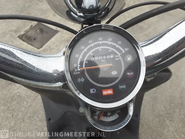 Scooter aprilia , mojito custom , zwart, bouwjaar 2007 - afbeelding 2 van  16