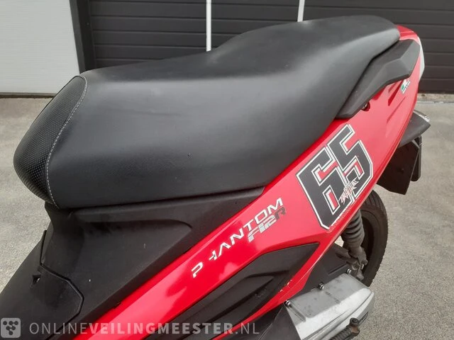 Scooter malagutie, phantom f12r, rood, bouwjaar 2009 - afbeelding 6 van  15
