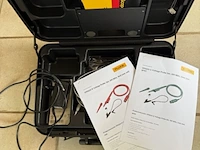 Scope meter, 2 kanaals compleet met koffer, meet probes en snoeren, fluke, 192b , geel - afbeelding 6 van  8