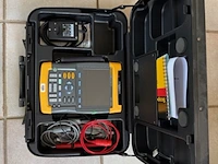 Scope meter, 2 kanaals compleet met koffer, meet probes en snoeren, fluke, 192b , geel - afbeelding 7 van  8