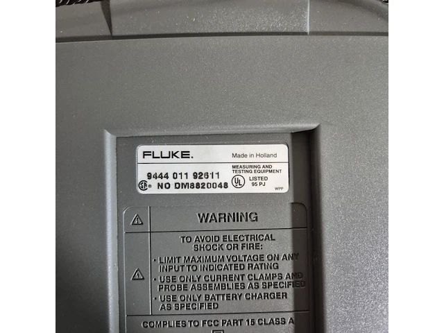 Scopemeter,, fluke, 192b scopemeter - afbeelding 11 van  12