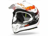 Scorpion vx-16 evo air soul white-red motorhelm (11x) - afbeelding 3 van  6