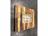 Scrapwood fotolijst 34x30 cm. - afbeelding 2 van  2