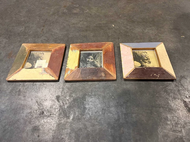 Scrapwood fotolijst (3x) - afbeelding 2 van  2