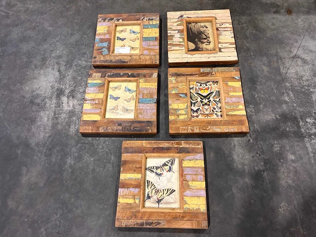 Scrapwood fotolijst (5x) - afbeelding 3 van  4