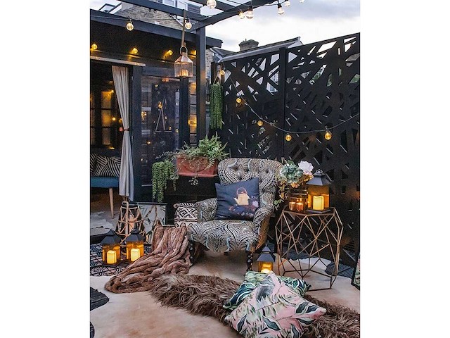 Screens composiet terrasscherm 180x90 cm (2x) - afbeelding 5 van  5