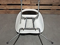 Sculpturale stoel vitra., tom vac, wit | chroom, design ron arad - afbeelding 6 van  7