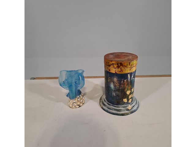 Sculptuur, antoon van wijk, olifantje, 1997 - afbeelding 1 van  8