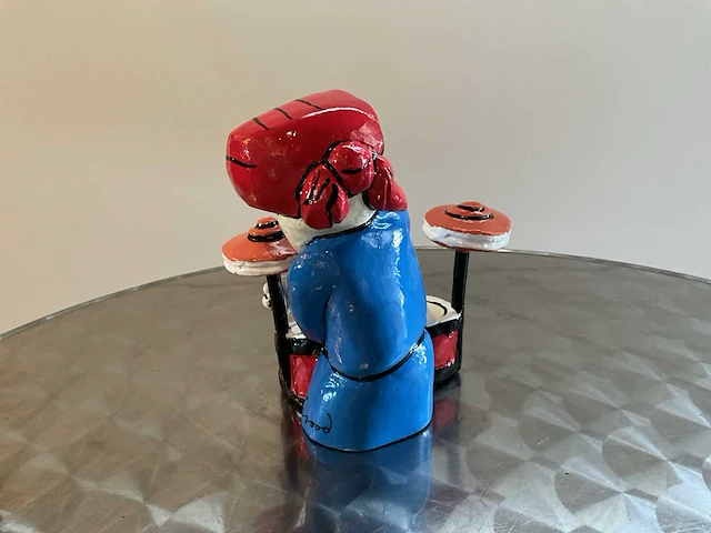 Sculptuur herman brood “drummer” - afbeelding 3 van  3