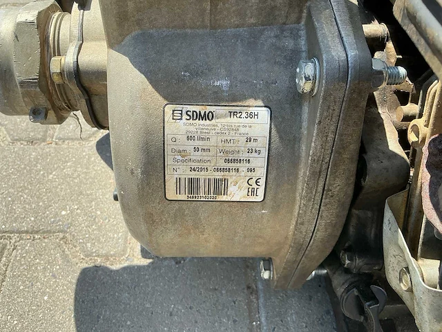 Sdmo tr2.36h vuilwaterpomp - afbeelding 6 van  6